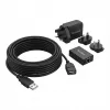 USB ilginamasis laidas Yealink USB2-EXT-10M su maitinimo adapteriu, 10 m ilgis