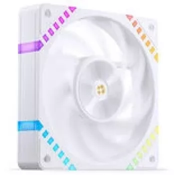 120 mm ARGB PWM korpuso ventiliatorius Jonsbo HF2-120 White — 120 mm, PWM, ARGB