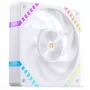 120 mm ARGB PWM korpuso ventiliatorius Jonsbo HF2-120 White — 120 mm, PWM, ARGB