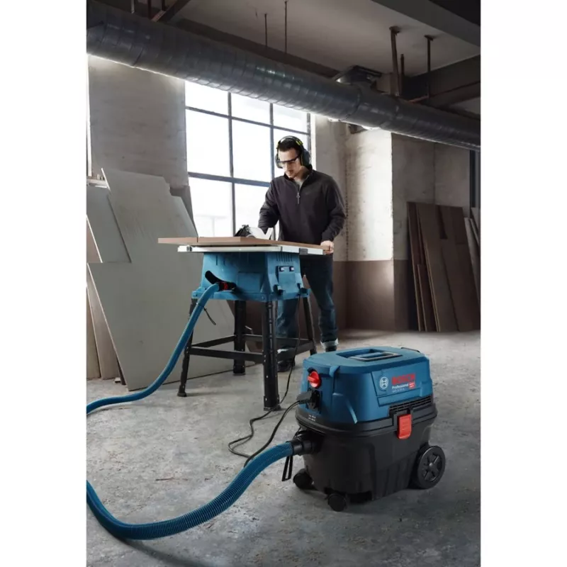 Bosch GAS 12-25 PL 21 L būgninis dulkių siurblys sausam ir šlapiam valymui 1250 W dulkių maišas
