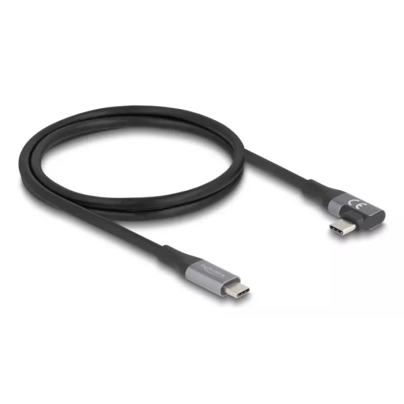 USB laidas DeLOCK 81131 1m USB C juodas 40 Gbit/s