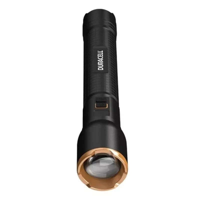 Žibintuvėlis Duracell DF6000R Gift Box — rankinis įkraunamas žibintuvėlis, juodas