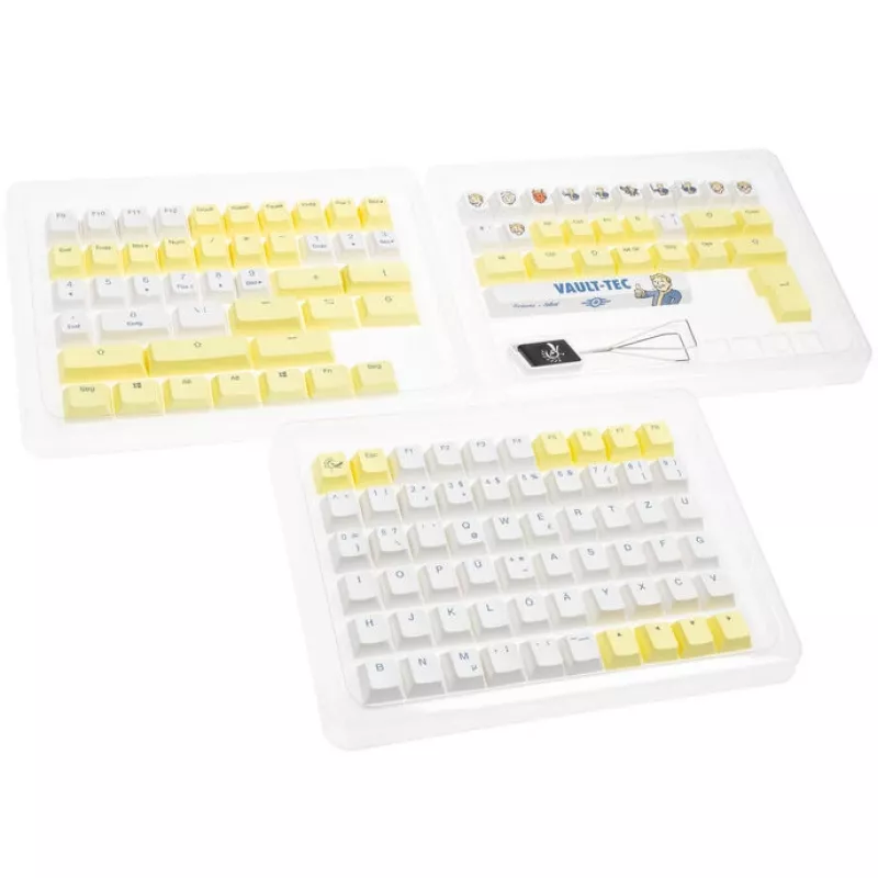 Keycap set Ducky x Fallout 132-piece ISO DE layout