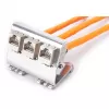 Adapteris Digitus AN-25183 3x Keystone moduliui, nerūdijantis plienas
