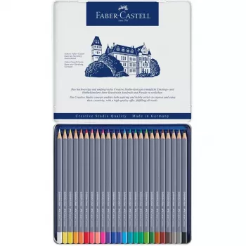 Spalvoti pieštukai Faber-Castell Goldfaber Aqua 24 vnt.
