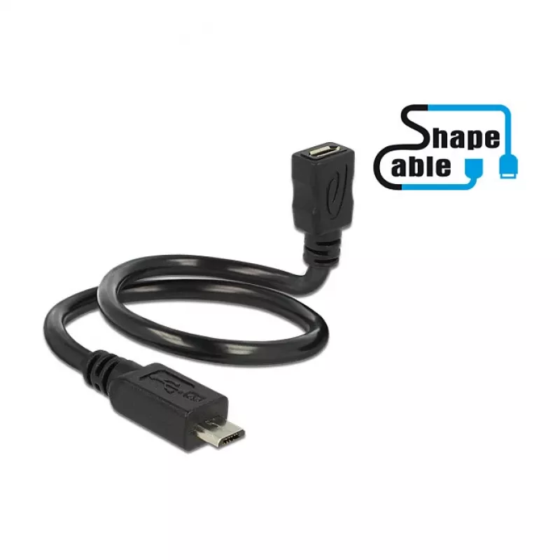 USB laidas DeLOCK 0,35 m 2xUSB2.0 Micro-B