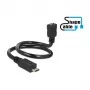 USB laidas DeLOCK 0,35 m 2xUSB2.0 Micro-B