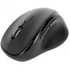 „Manhattan“ ergonominė belaidė pelė, dešiniarankiams, reguliuojama 800/1200/1600 dpi, 2,4 GHz (iki 10 m), šeši mygtukai su slinkties ratuku, kombinuotas USB-A ir USB-C imtuvas, juoda, AA baterija (pridedama), trejų metų garantija