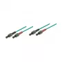 komutacinis kabelis LWL Duplex OM3 (Multimode, 50/125) ST/ST, LSZH, 5m, Good Connections®