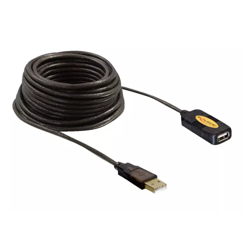 USB laidas DeLOCK 82446 USB 2.0 10 m juodas