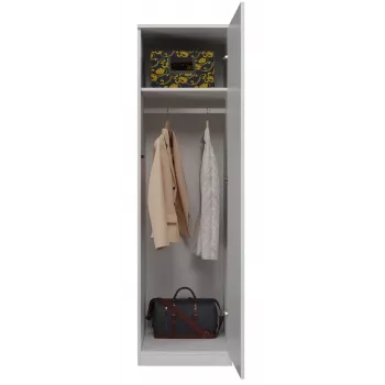 Top e Shop SD-50 BI spinta su 5 lentynomis, 1 durimis, baltu rėmu