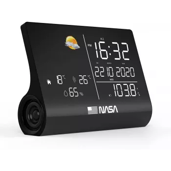 Nasa WSP1300 Juoda Weather Station/Speaker BT