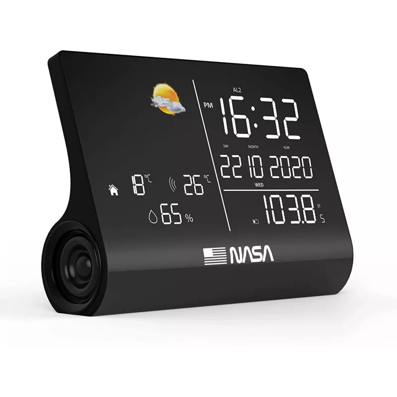 Nasa WSP1300 Juoda Weather Station/Speaker BT