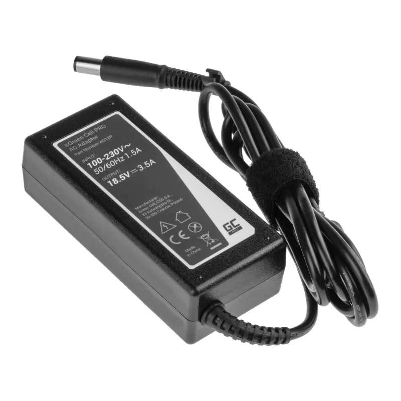 Green Cell AD12P maitinimo adapteris/keitiklis, vidinis, 65 W, juodas