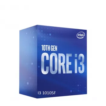 Procesorius Intel Core I3 10105F LGA1200 3.7GHz 4.4GHz Turbo 4 branduoliai 8 gijos 6MB su aušintuvu be integruoto vaizdo