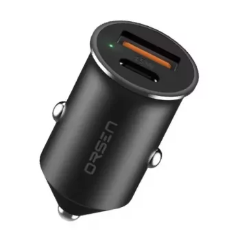 Automobilinis kroviklis Orsen C8 45W — 45W USB-C PD greitas įkrovimas, juodas