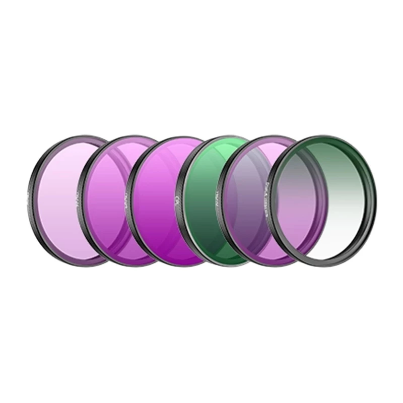 Filter set for DJI Action 6 (CPL/ND8/16/32/64/Juoda Mist 1/4)