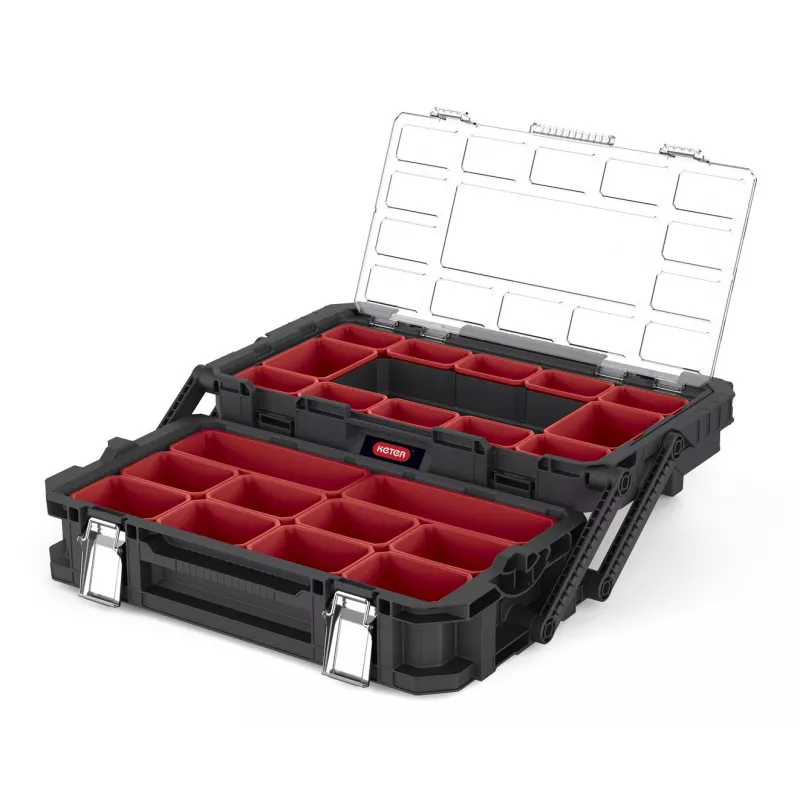 Keter Organizer Connect Cantilever 22 14L /Juoda/ Red