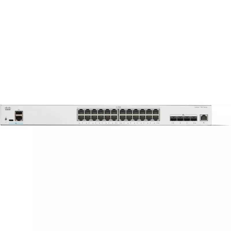 CISCO Catalyst 1300 24 prievadų komutatorius 20 x 10GE RJ45 4 x 10G SFP+ Uplinks