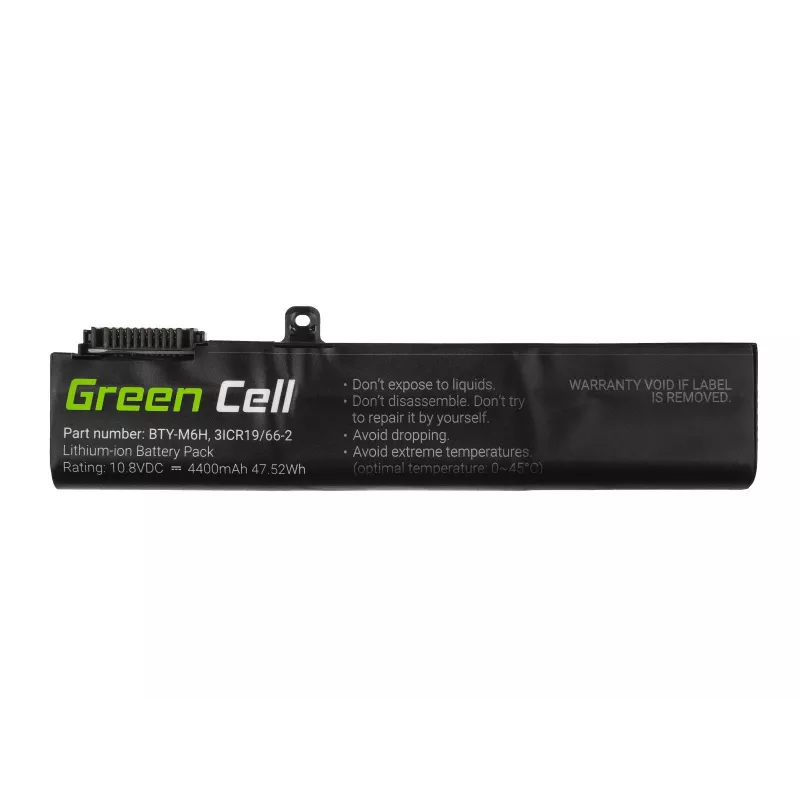 Baterija Green Cell MS16, skirta MSI GE62 GE63 GE72 GE73 GE75 GL62 GL63 GL73