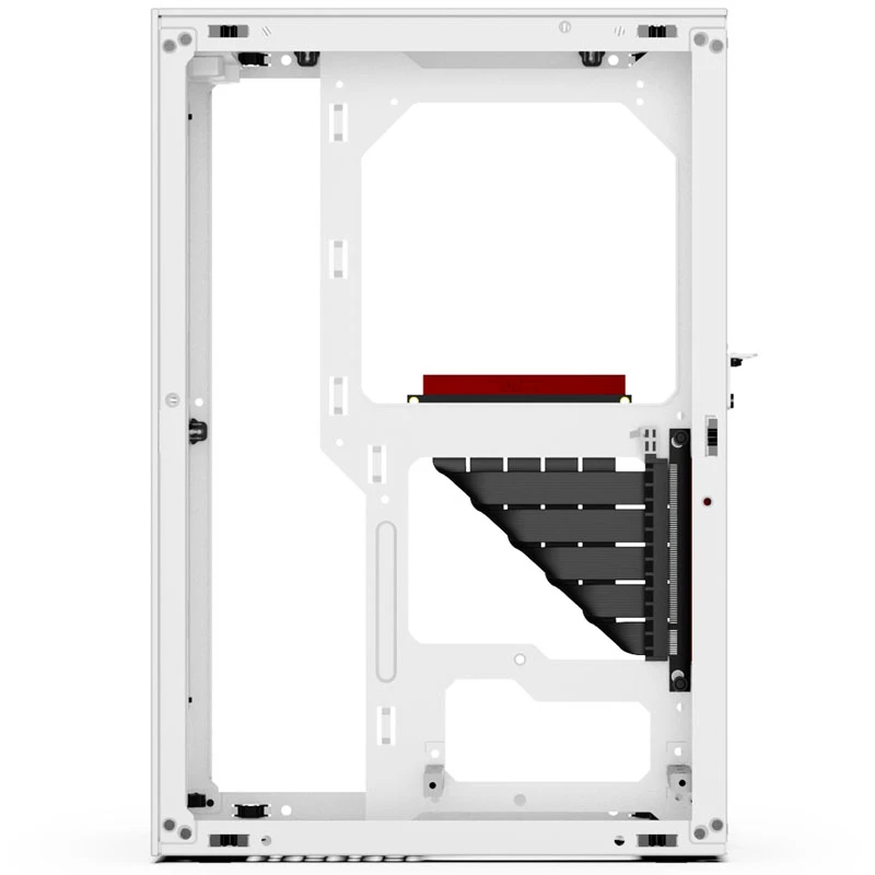 Kompiuterio korpusas SSUPD Meshlicious Full Mesh PCIE 4.0 Edition Mini-ITX – baltas