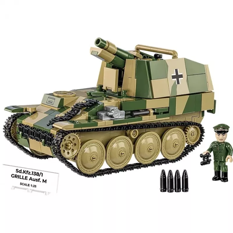 Konstrukcinis modelio rinkinys Cobi SD.KFZ.138/1 Grille, 720 vnt., demonstracinis modelis