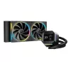 Skysčio aušinimo komplektas DeepCool LM240 12 cm juodas