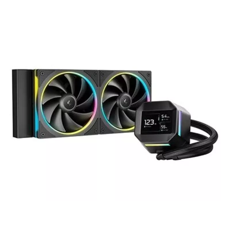 Skysčio aušinimo komplektas DeepCool LM240 12 cm juodas