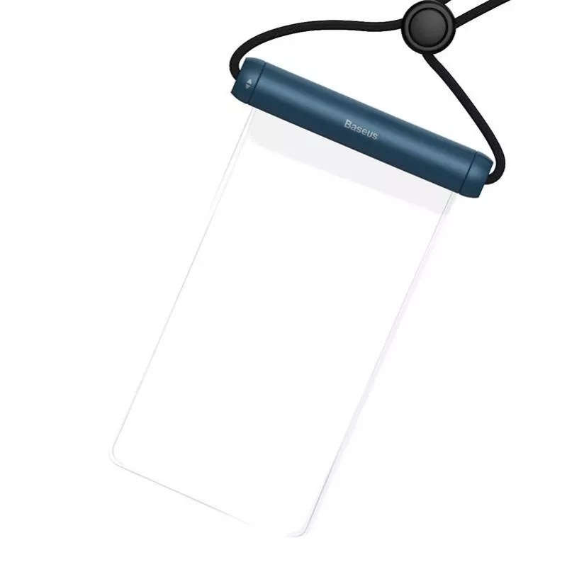Neperšlampamas išmaniojo telefono dėklas Baseus Cylinder Slide-cover — mėlynas, universalus apsauginis dėklas