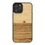 Telefono dėklas Man and Wood skirtas iPhone 12 / 12 Pro — terra Juoda