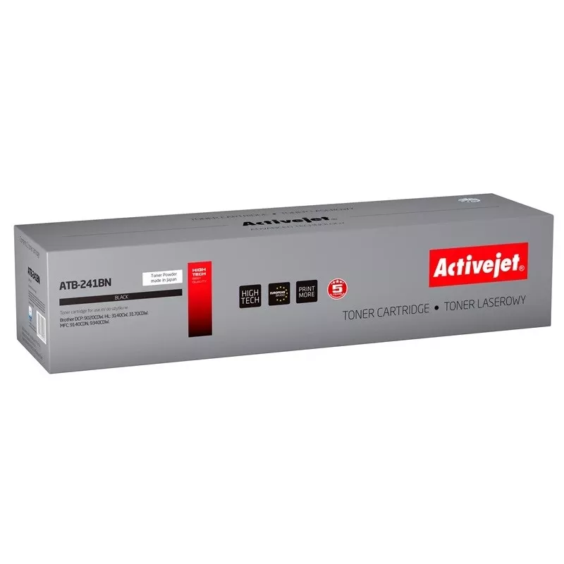 Activejet ATB-241BN tonerio kasetė (pakaitalas Brother TN-241BK; Supreme; 2500 puslapių; juoda)