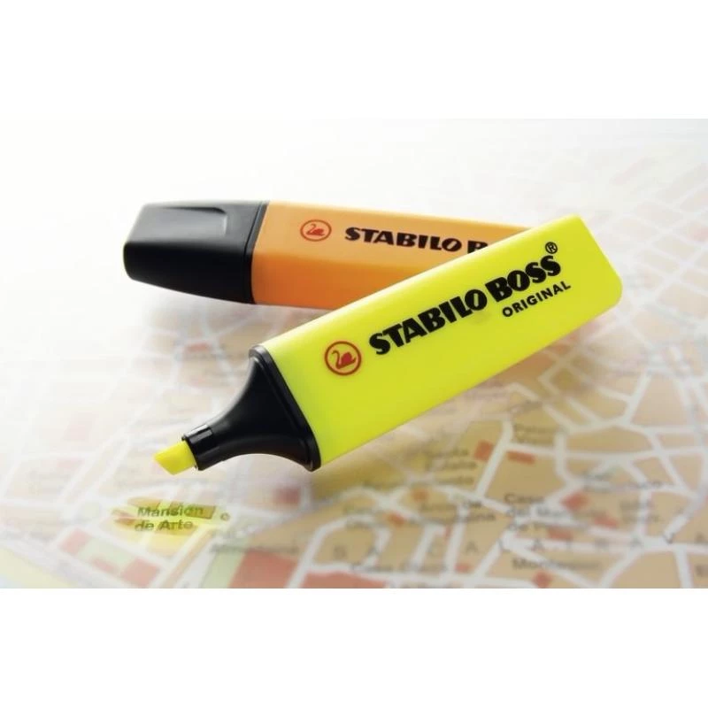 Marker STABILO BOSS Originali 10 vnt. Žalias 70/33 Stabilo