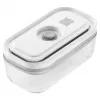 Maisto laikymo indas ZWILLING 36803-100-0 stačiakampis stiklinis 0,35 l, pilkas, sandarus, kraunamas vienas ant kito