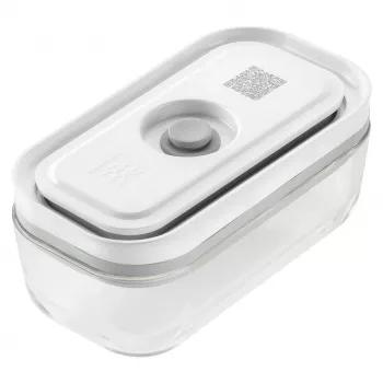 Maisto laikymo indas ZWILLING 36803-100-0 stačiakampis stiklinis 0,35 l, pilkas, sandarus, kraunamas vienas ant kito
