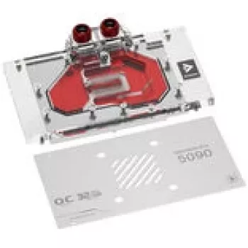GPU vandens blokas Barrow, skirtas MSI Ventus 5090 — modelis BS-MSV5090-PA W, baltas