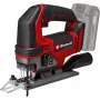 Siaurinis pjūklas EINHELL TE-JS 18/100 Li Solo — belaidis 18 V, modelis TE-JS 18/100 Li Solo