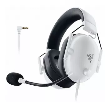 JuodaShark V3 X Hyperspeed for PlayStation, žaidimų ausinės, baltos, 2,4 GHz siųstuvas, Bluetooth, USB