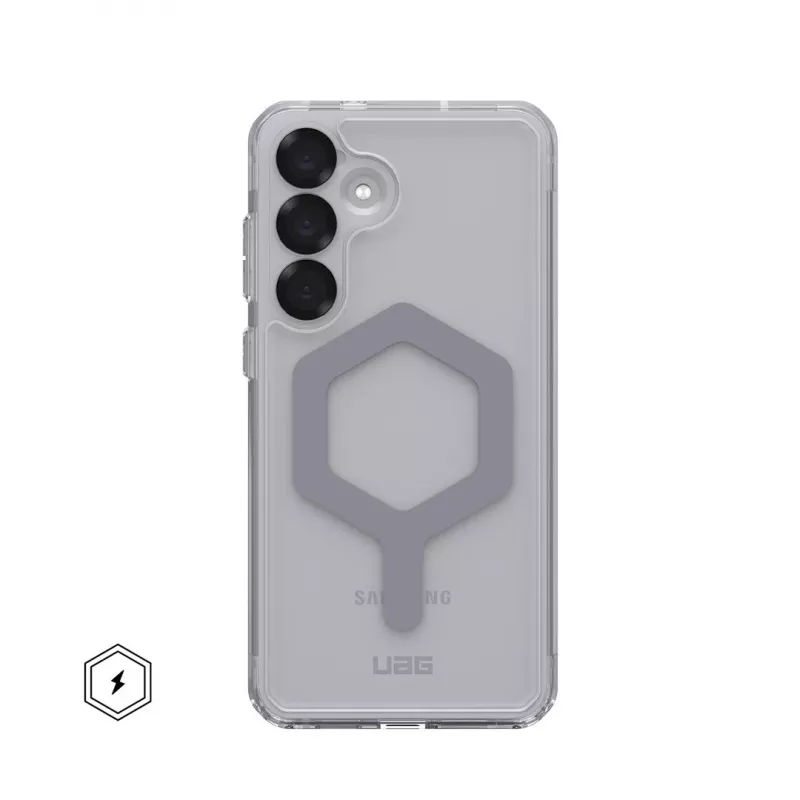 Urban Armor Gear Plyo Pro mobiliojo telefono dėklas 17 cm (6,7 col.) Sidabrinis, permatomas