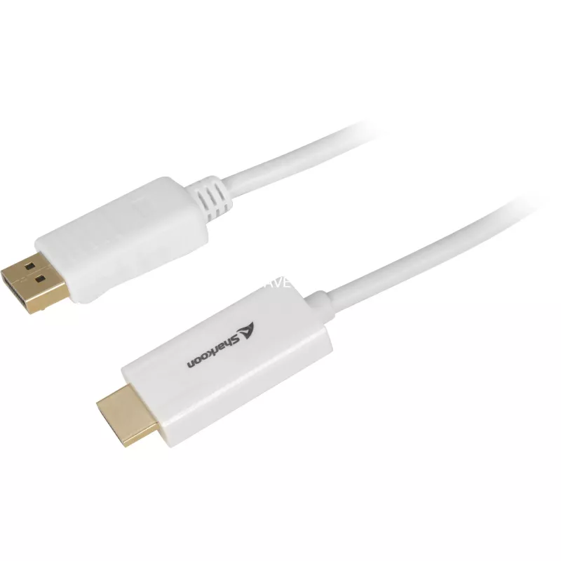 „DisplayPort“ į HDMI kabelio adapteris „Sharkoon“ DisplayPort 1.2 → HDMI 4K aktyvus 2 m 60 Hz