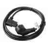 Maitinimo laidas LANBERG CA-C13C-12CC-0018-BK, 2 m, C13 lizdas prie CEE7/7, juodas, kampuotas C13