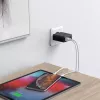 PA-D3 Sieninis įkroviklis 2xUSB Power Delivery (1xUSB+1xUSB C) 5.4A 60W Dynamic Detect