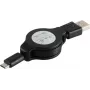 USB laidas ShiverPeaks BS14-18001 1m USB A Micro-USB B Juodas