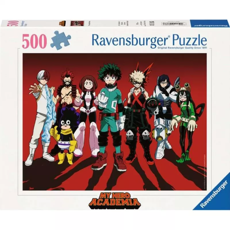 Dėlionė My Hero Academia - Superhelden (500 dalių)