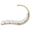 Supamasis gultas kreminis AZ-2020410, kabantis krėslas kreminis