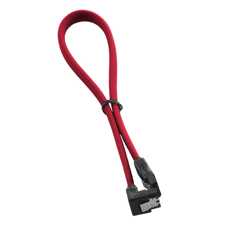 ModMesh Right Angle SATA 3 kabelis 30cm - Red - kabelis - Skaitmeninis/Duomenų (CM-CAB-RSAT-N30KR-R)
