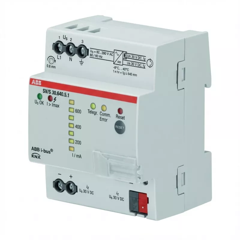 Grandinės pertraukiklio priedas ABB SV/S30.640.5.1 įtampos atleidimo ir diagnostikos modulis (MPN 2CDG110146R0011)