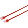 Tinklo kabelis Tecline 15 m Cat.6 raudonas