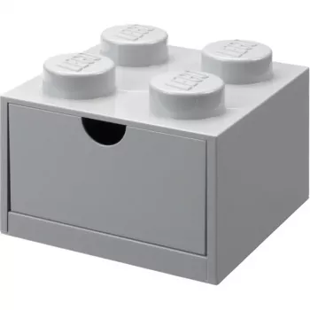 LEGO stalčius 4, pilka laikymo dėžutė su smaigeliais