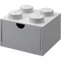 LEGO stalčius 4, pilka laikymo dėžutė su smaigeliais