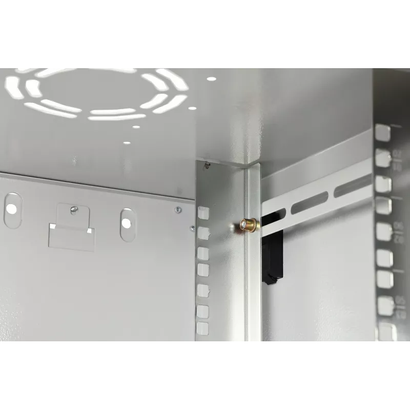 Prie sienos montuojama 19 colių stovo spinta DIGITUS Dynamic‑N DN-37100, 7U, 600x450 mm (PxG), IP20, šviesiai pilka, nesurinkta